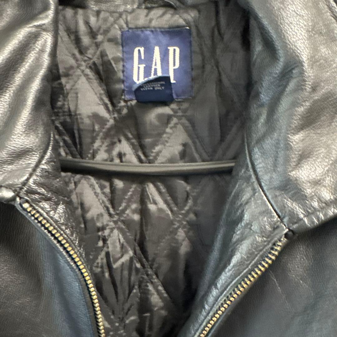 [90s] OLD GAP レザージャケット　ビンテージ　野村訓市