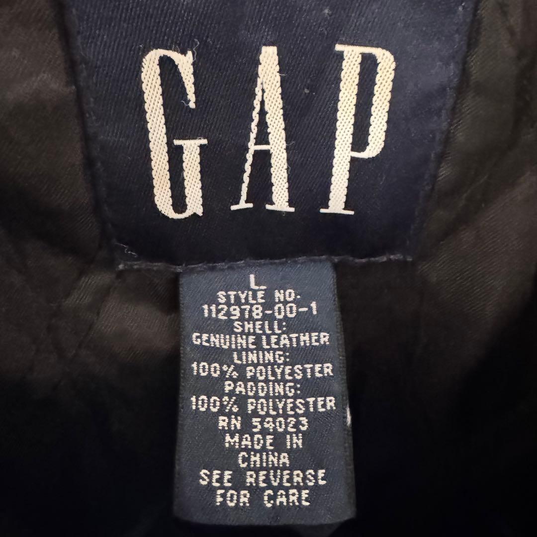 [90s] OLD GAP レザージャケット　ビンテージ　野村訓市