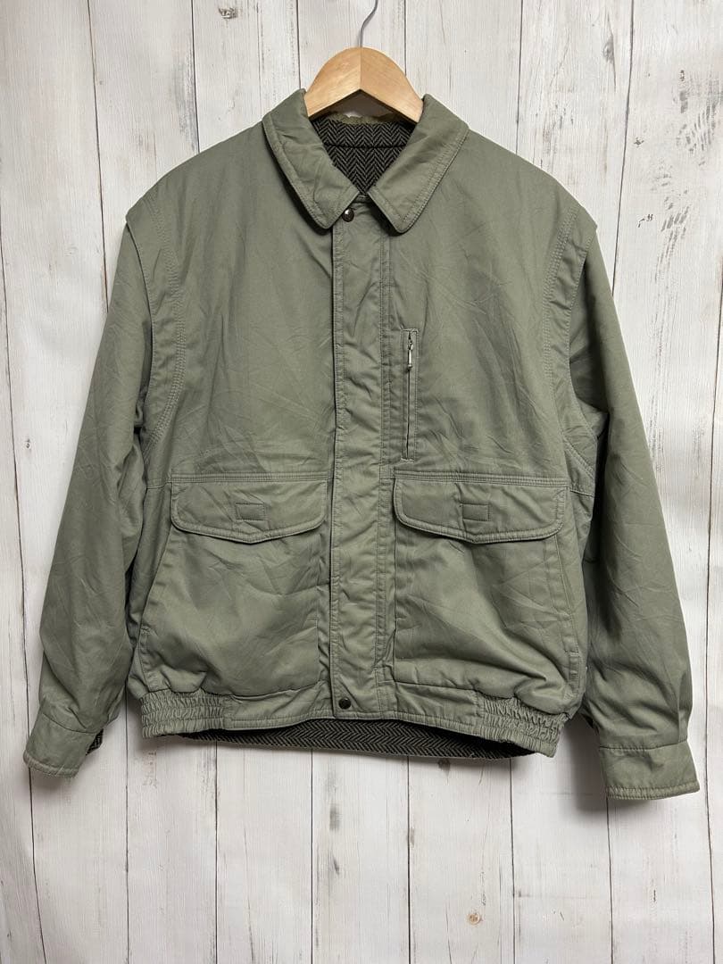 80s90s FACIBA CASUALS ツイード ジャケット リバーシブル