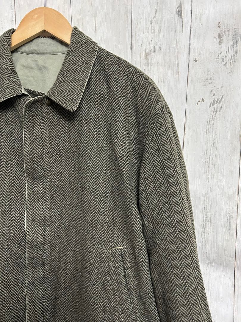 80s90s FACIBA CASUALS ツイード ジャケット リバーシブル