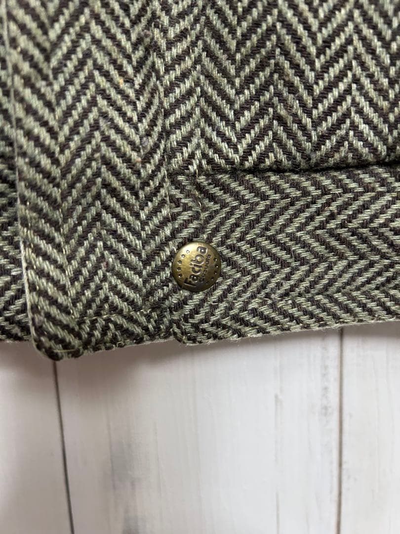 80s90s FACIBA CASUALS ツイード ジャケット リバーシブル