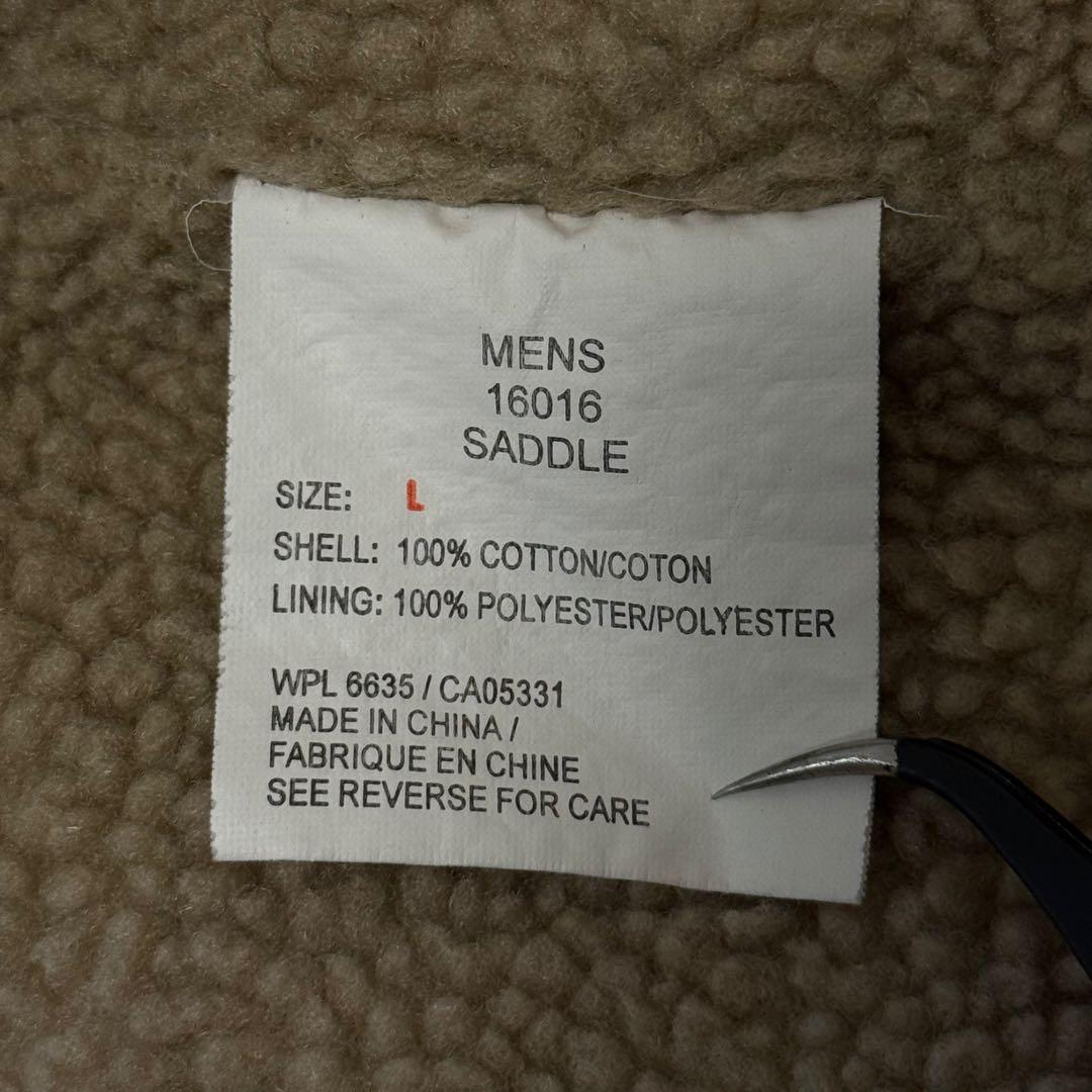 【WOOLRICH ウールリッチ】裏ボア コットンワークベスト Lサイズ