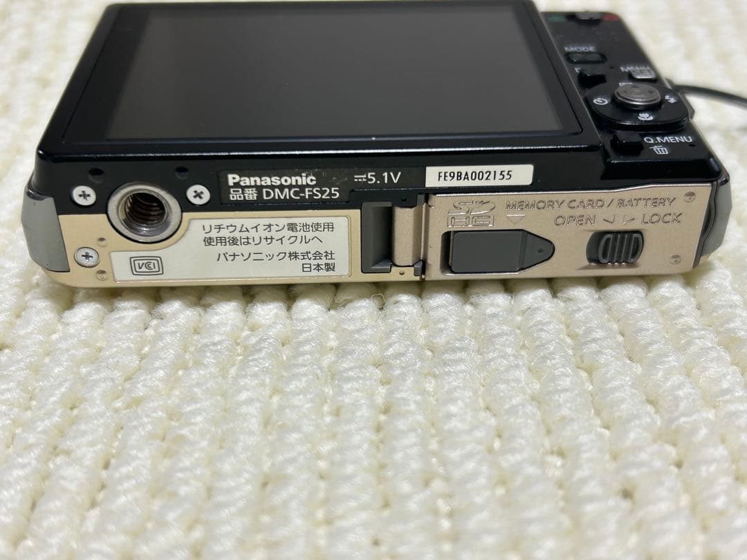 Panasonic LUMIX FS25 ゴールド　デジタルカメラ　動作確認済み