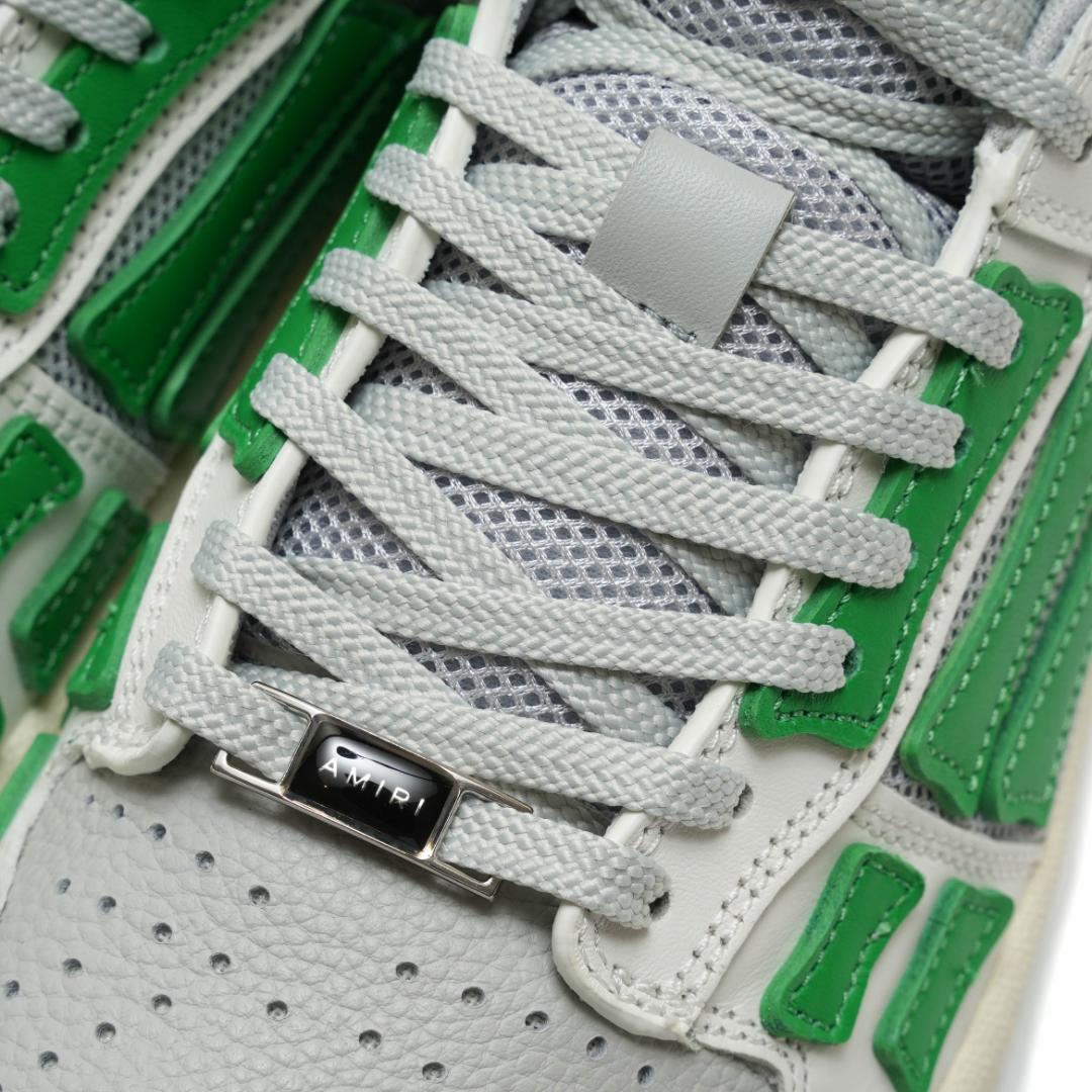 新品 AMIRI SKELL TOP レザースニーカー