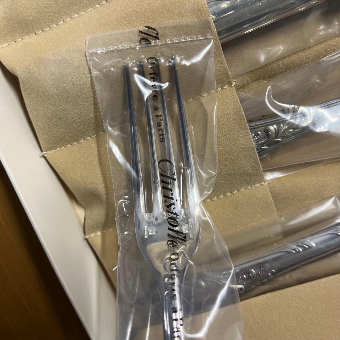 未使用　クリストフル　マルリー　カトラリー 6本セット