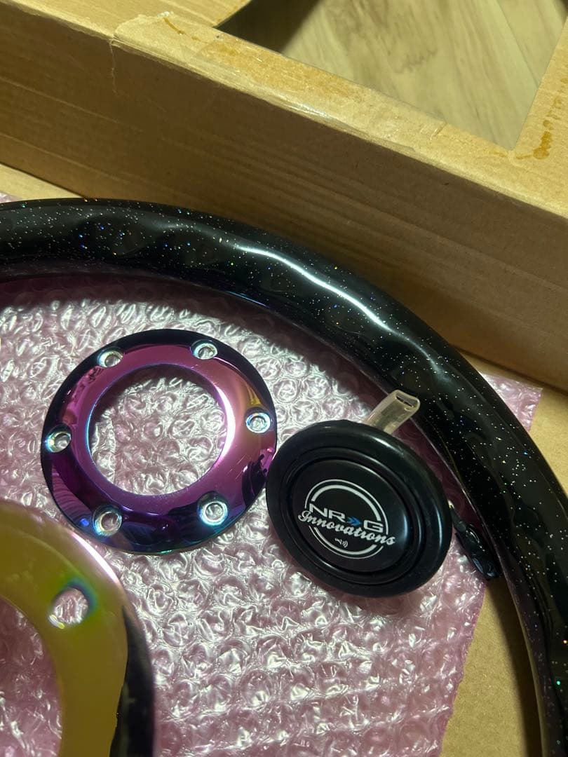☆ 希少　NRG Innovations ステアリングホイール 350mm ☆