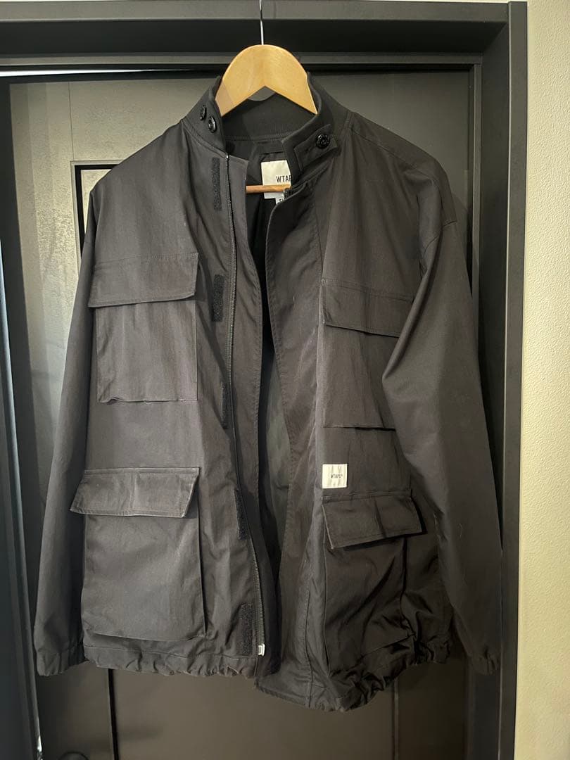 WTAPS ブラック ナイロンジャケット サイズ 03