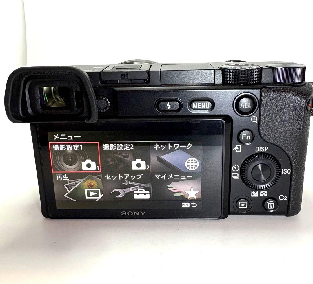 ★極上品★S数1205回　ソニー　SONY α6100 ダブルズームレンズキット