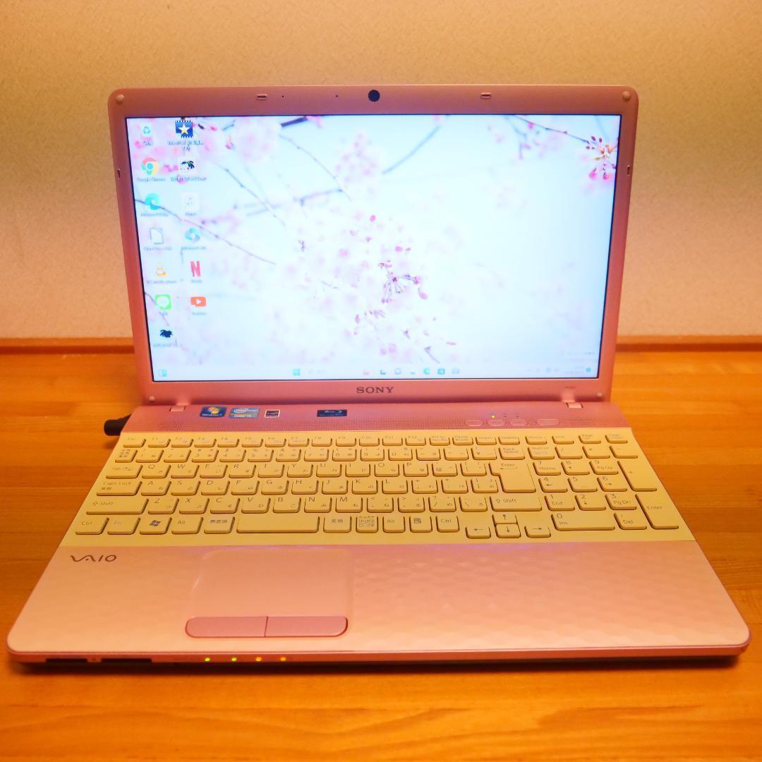 【大特価】i5/VAIO/ピンク/Bluetooth/8GB/ノートパソコン