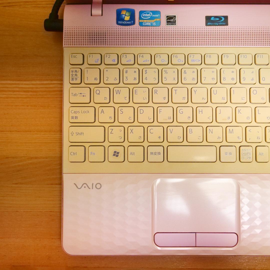 【大特価】i5/VAIO/ピンク/Bluetooth/8GB/ノートパソコン