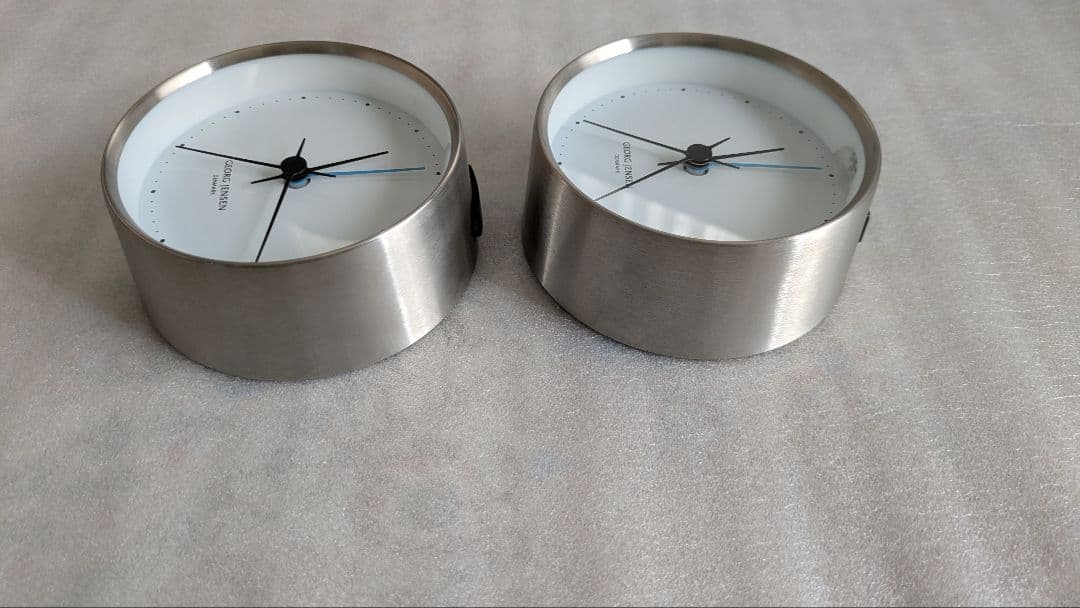 ジョージジェンセン　目覚まし時計　2個セット　壁掛け