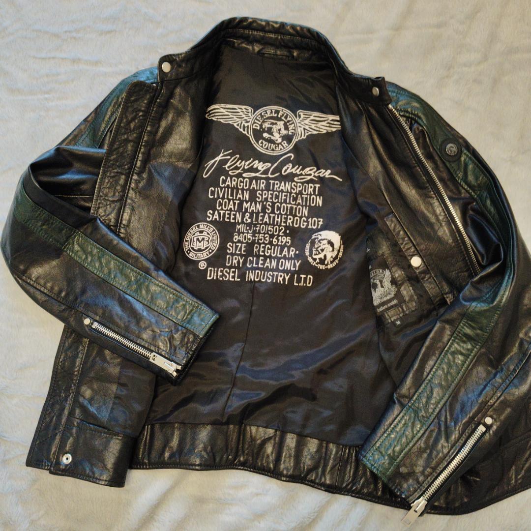 DISEL FLYING COUGAR 極美品 ディーゼルライダーズジャケット