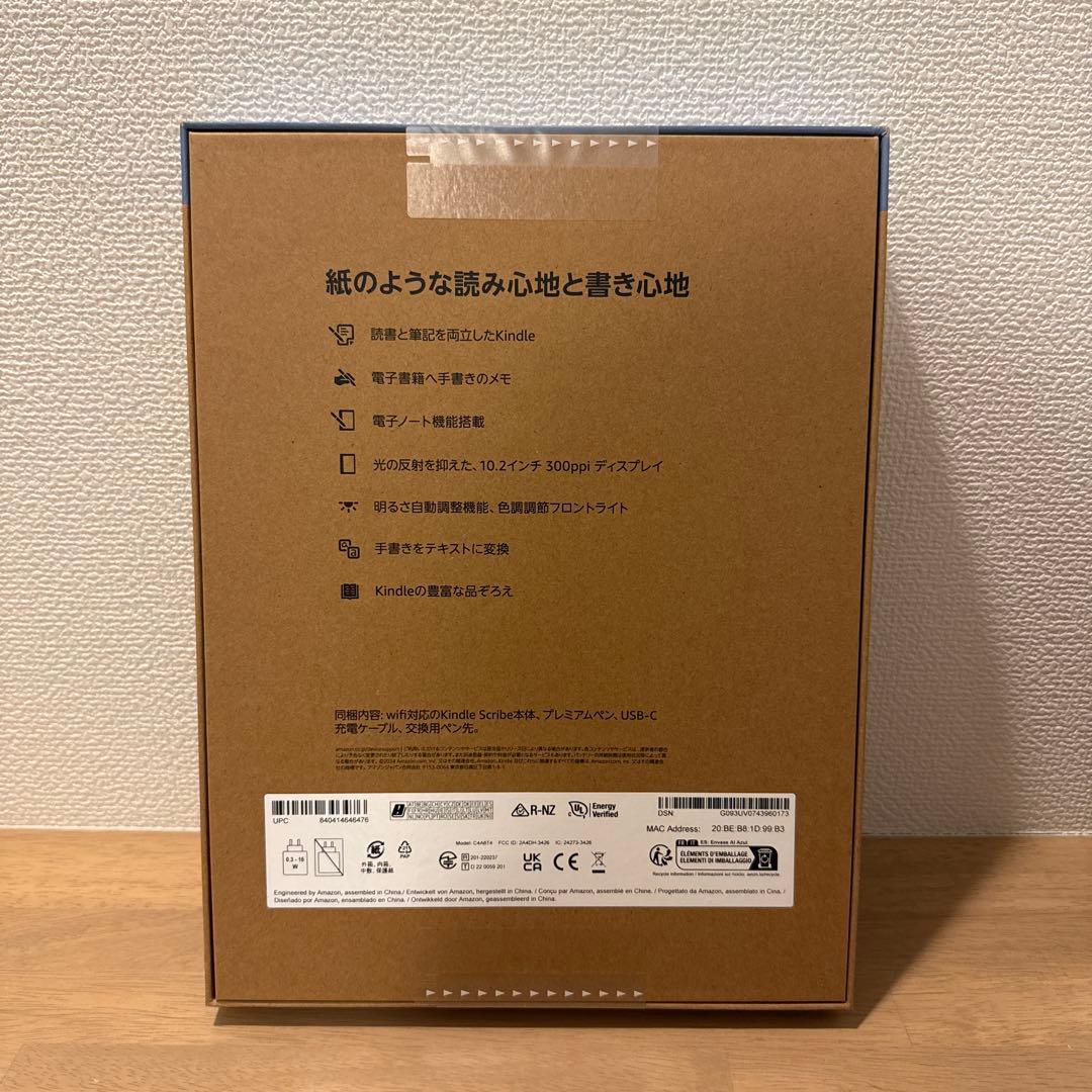 電子書籍リーダー本体 New KindleScribeNotebookDesign 10.2 16GB