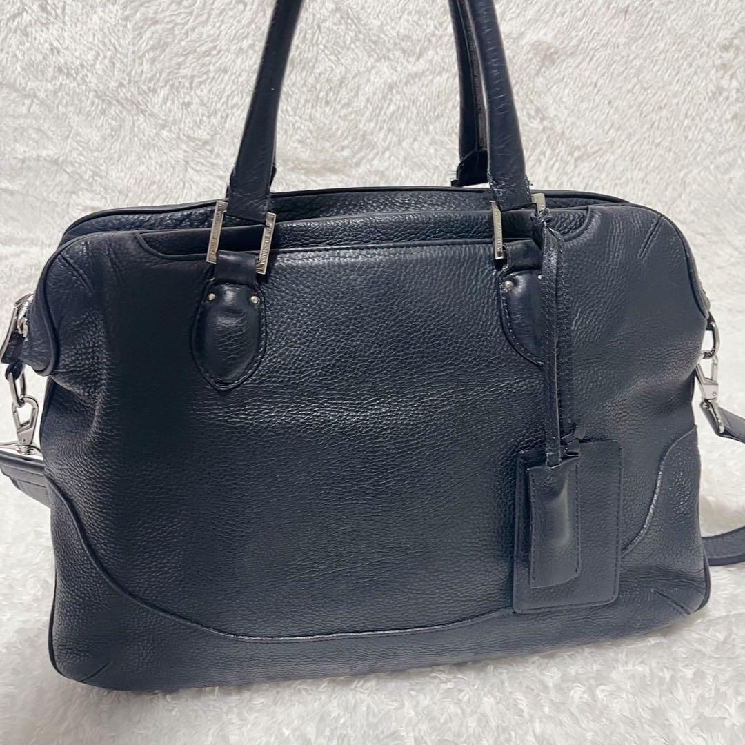 ペッレモルビダ メイデンボヤージュ 2室 2WAY ビジネスバッグ 紺A4