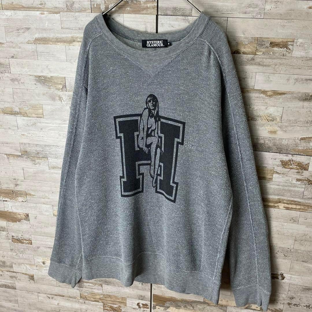 2671 U【人気モデル】ヒステリックグラマー☆ヒスガール ビッグロゴ 綿ニット