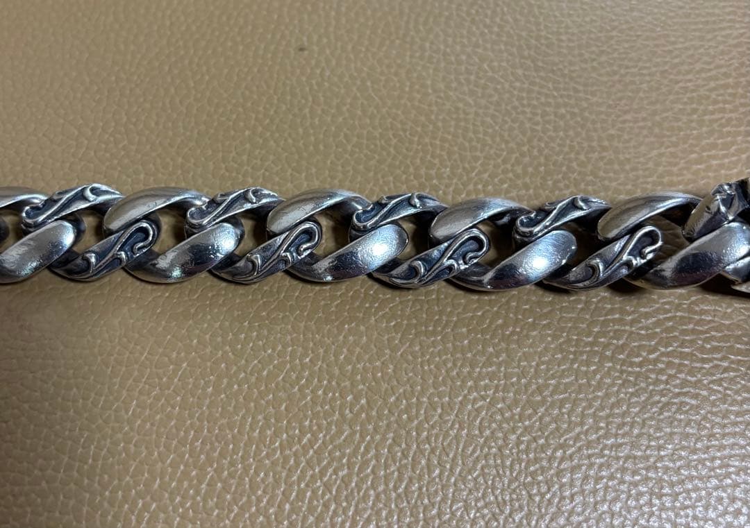 SILVER925ブレスレットSTERLINGSILVER 134g 美品 極太