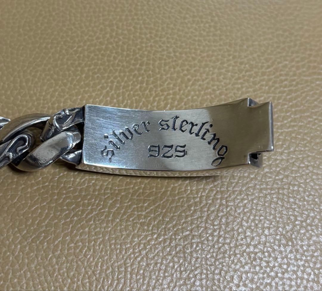 SILVER925ブレスレットSTERLINGSILVER 134g 美品 極太