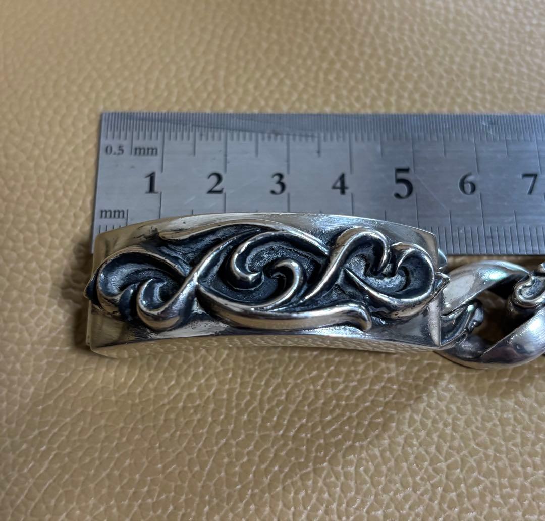 SILVER925ブレスレットSTERLINGSILVER 134g 美品 極太
