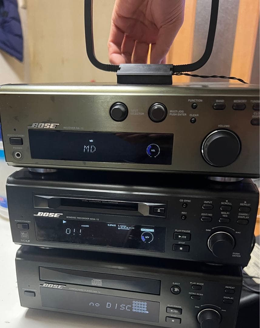 中古 ボーズ BOSE CDA-12 MDA-12 RA-12 AM-5Ⅲセット
