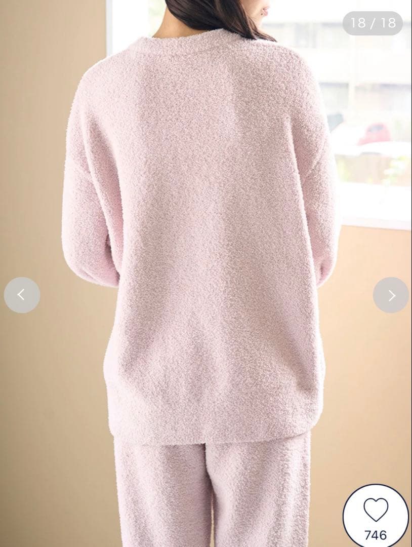 【ジェラピケ】犬刺繍 プルオーバー パジャマ 【即決歓迎】