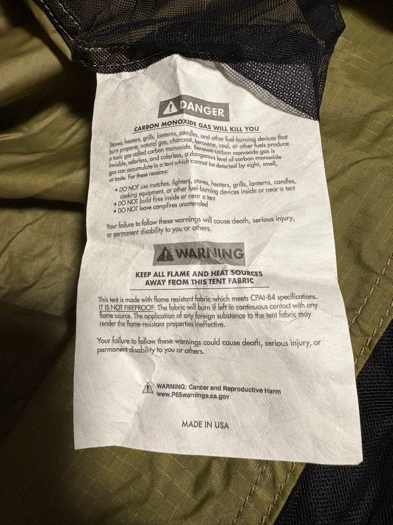 KELTY 米軍テント USA製 軍幕 ケルティ