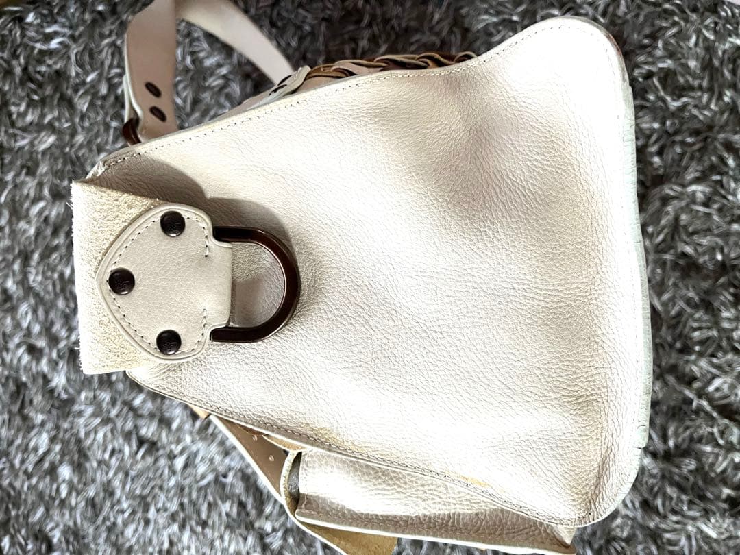 マルベリー　ロクサンヌ　ホワイト　MULBERRY