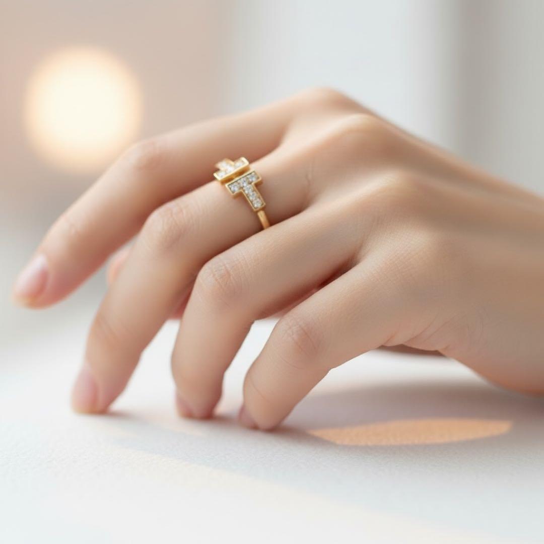 tiffany & co. ティファニー T ダイヤモンド ワイヤー リング