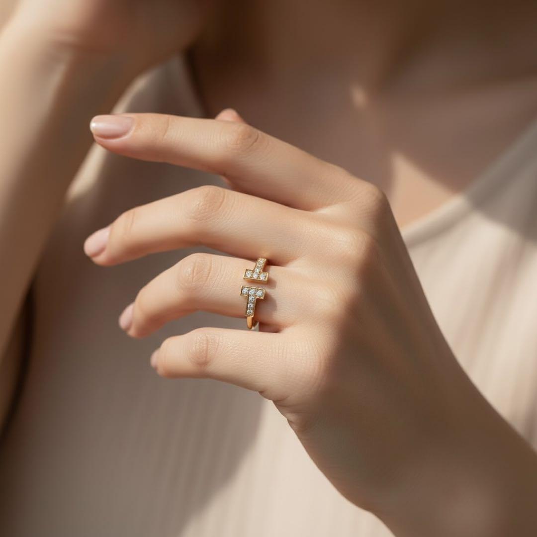 tiffany & co. ティファニー T ダイヤモンド ワイヤー リング