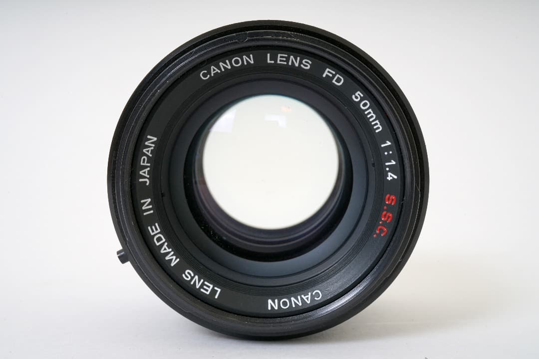 キャノン　FD 50mm F1.4 SSC　（標準レンズ）　オールドレンズ