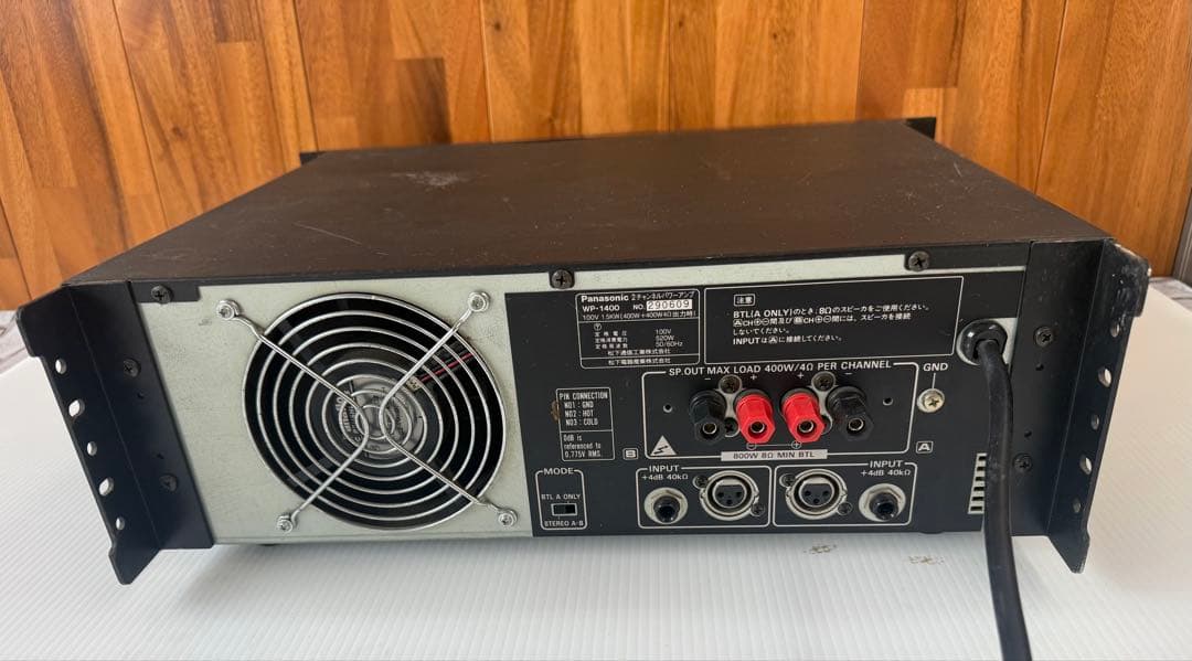パナソニック パワーアンプ RAMSA WP-1400(a6)