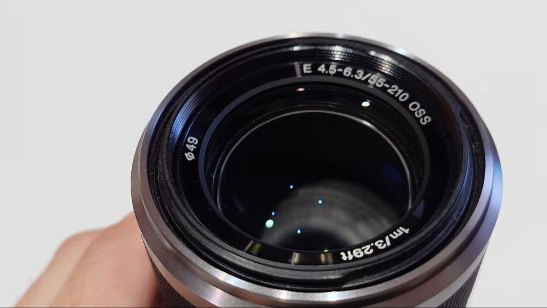 SONY E 4.5-6.3/55-210 OSS 望遠レンズ
