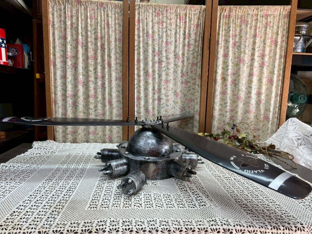 マーヴェリック＊航空機 プロペラ アンティーク インテリア オブジェ