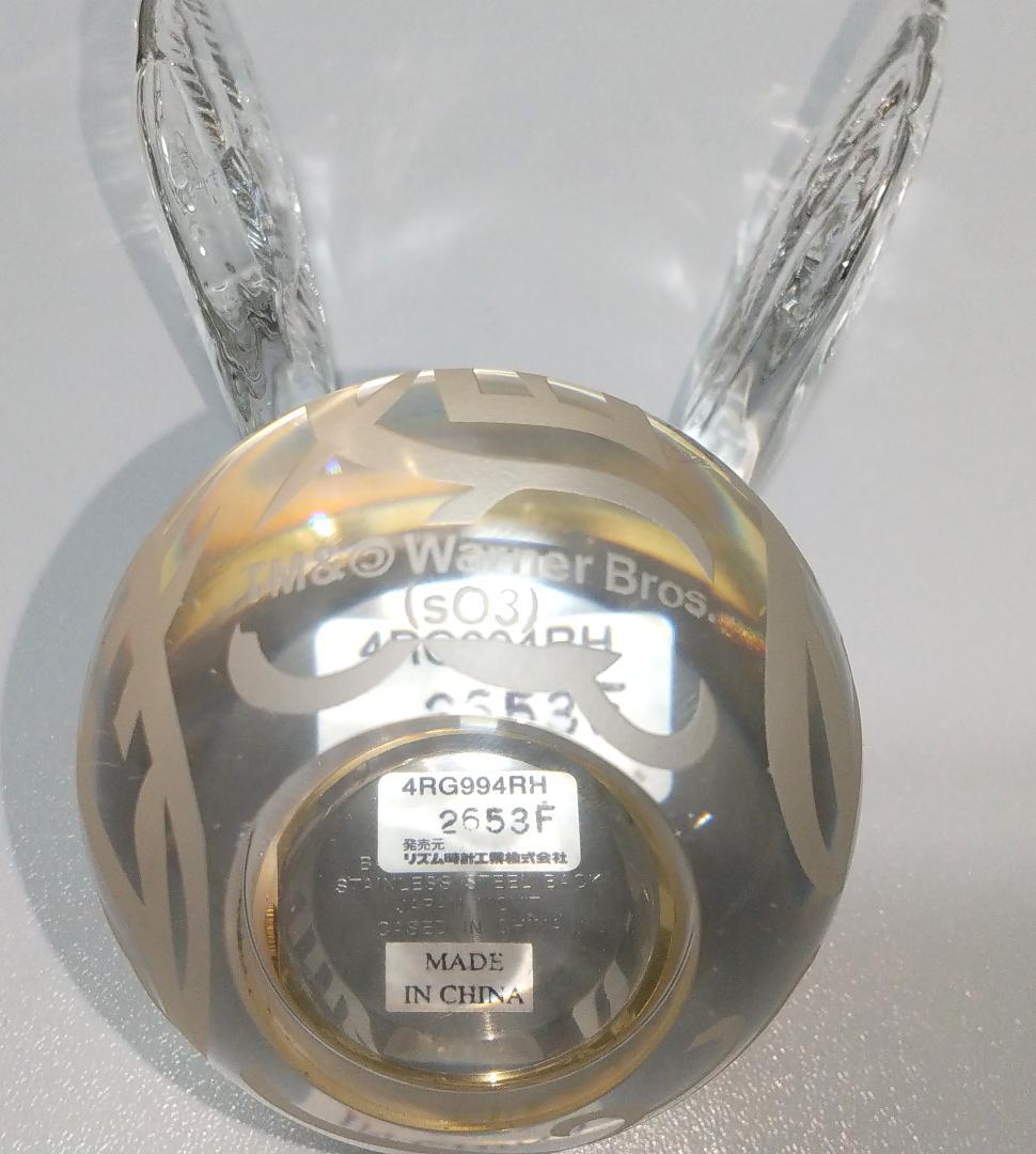 ハリーポッター スニッチ型置き時計 クリスタルガラス製