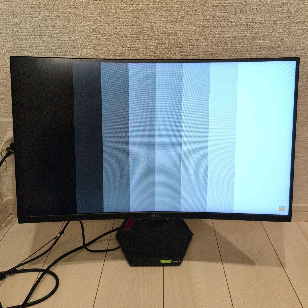 【極美品】Dell 27 湾曲ゲーミングモニター S2721HGF