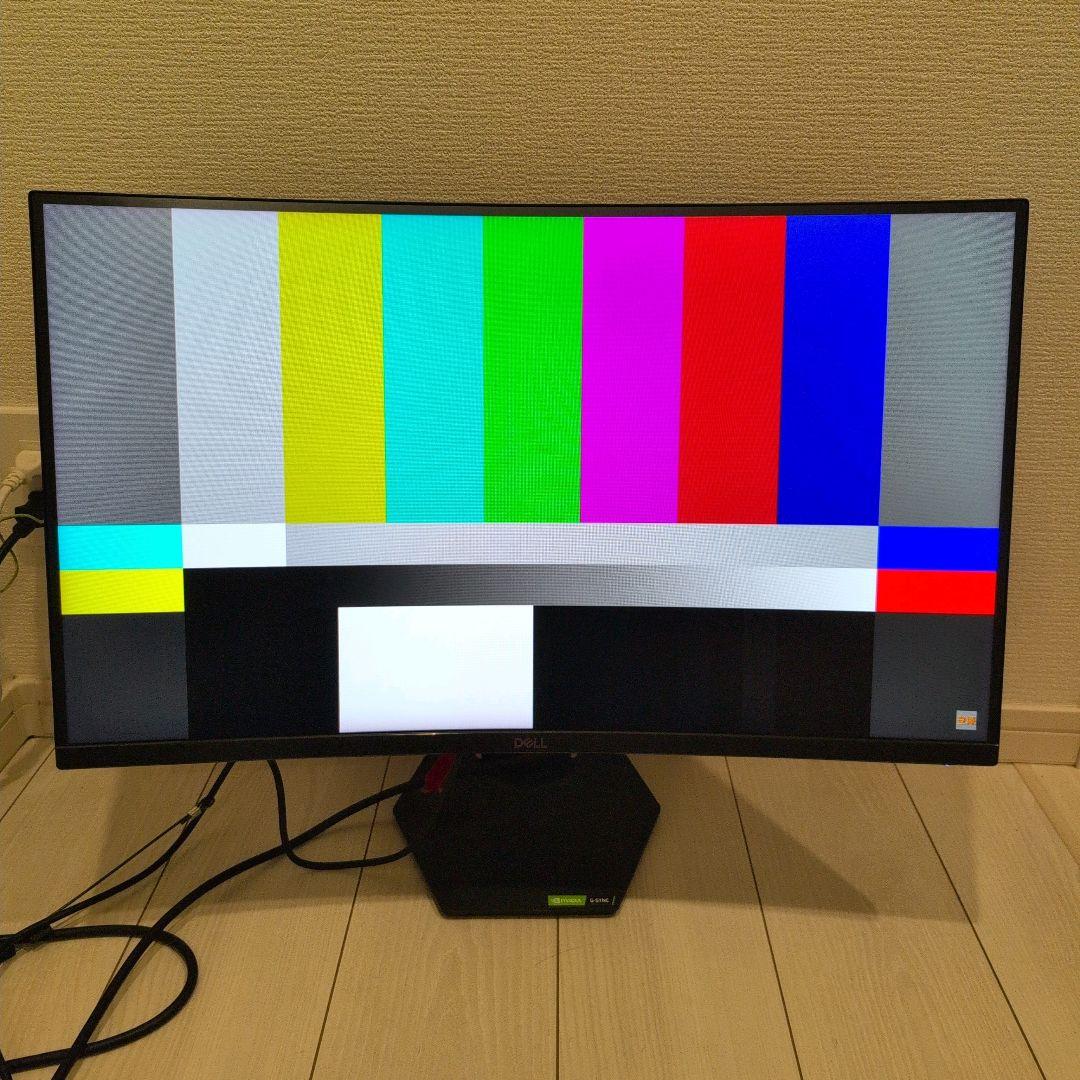 【極美品】Dell 27 湾曲ゲーミングモニター S2721HGF