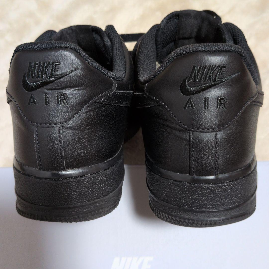 ナイキ　エア フォース1 ′07　ブラック　レザー　27cm
