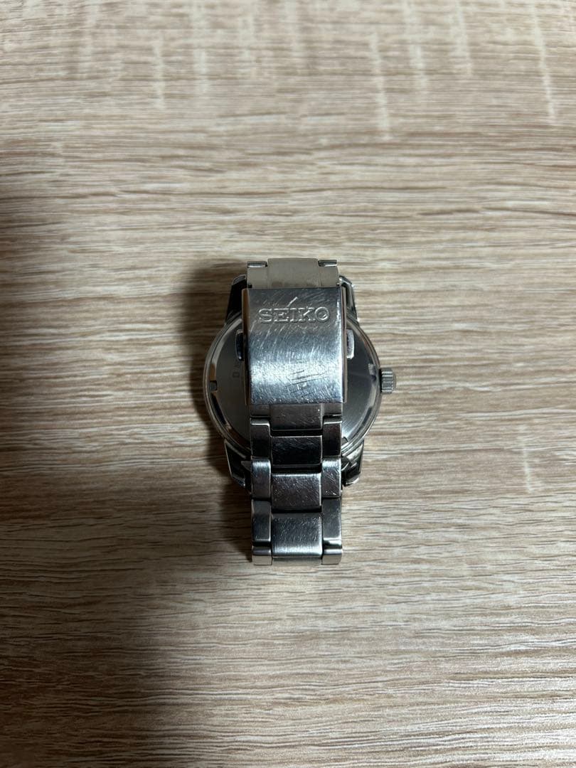 SEIKO ブルー文字盤 ソーラー 腕時計