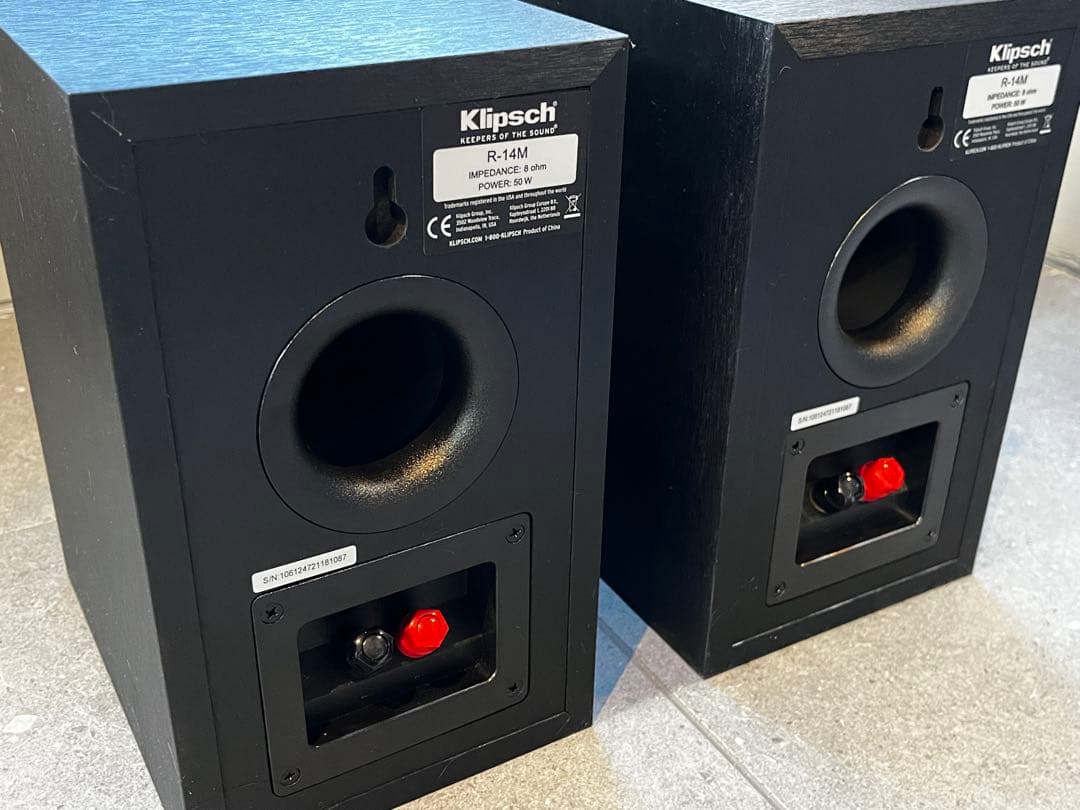 Klipsch R-14M モニタースピーカー ペア 別でアンプの出品あり