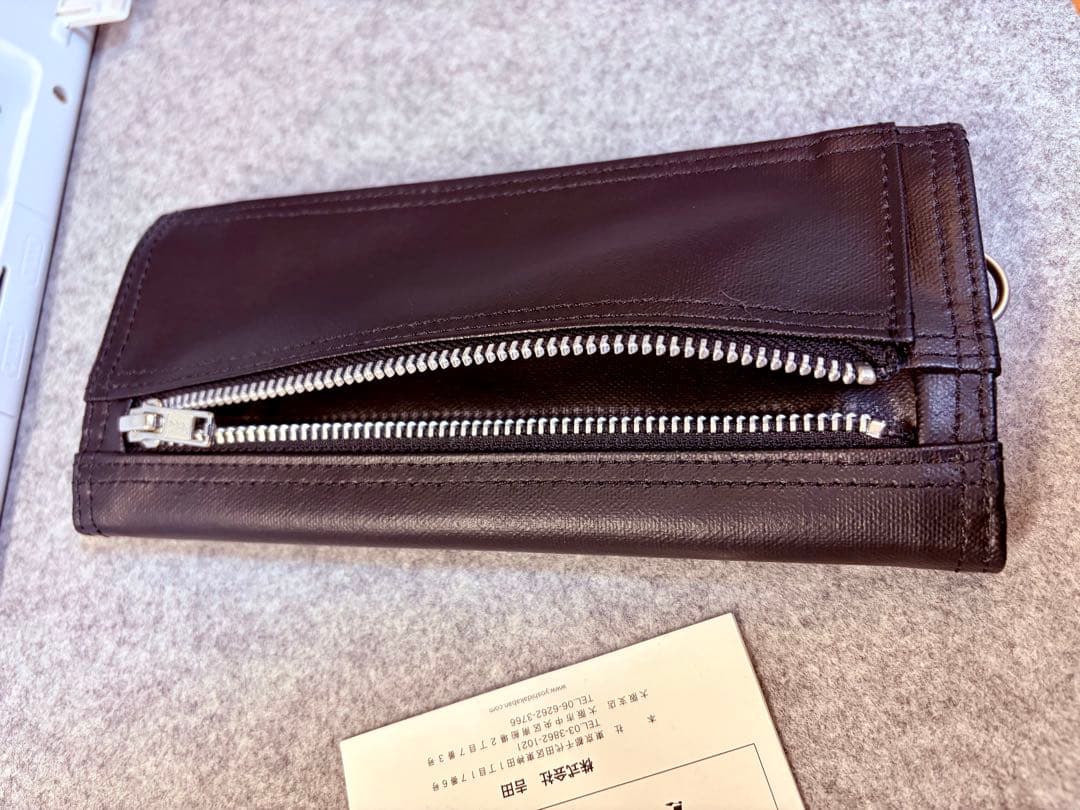 【未使用】PORTER ポーター　長財布　ブラック　取扱説明書あり