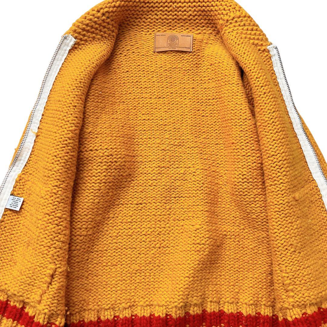 CANADIAN SWEATER　ハンドニット　カウチン　ニットジャケット