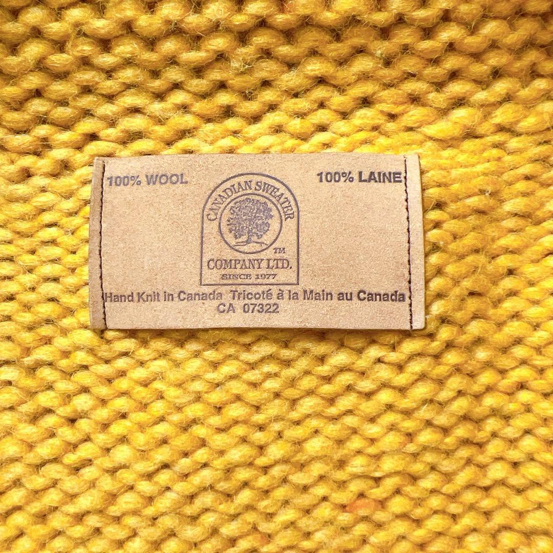 CANADIAN SWEATER　ハンドニット　カウチン　ニットジャケット