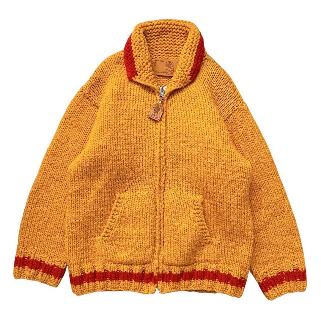 CANADIAN SWEATER　ハンドニット　カウチン　ニットジャケット