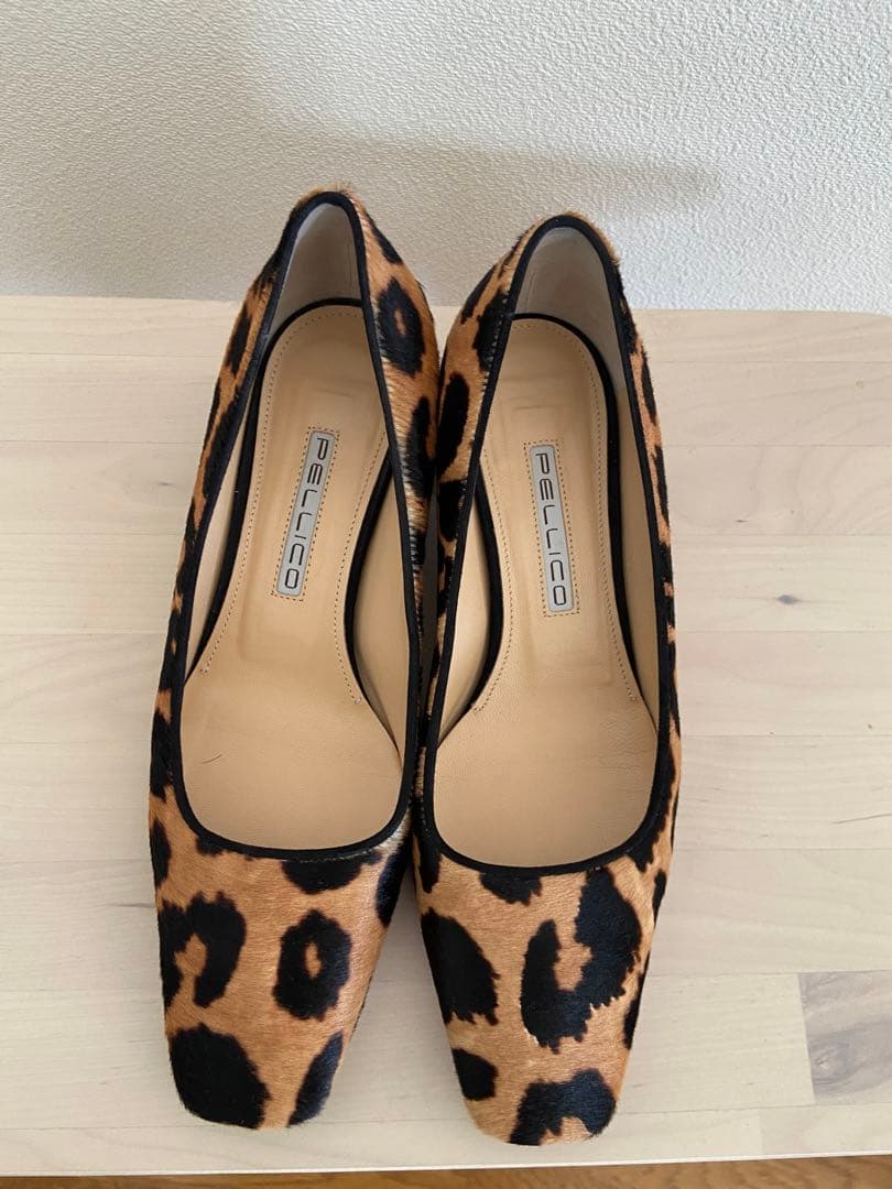 値下げ　ペリーコハラコレオパード柄パンプス　１回使用