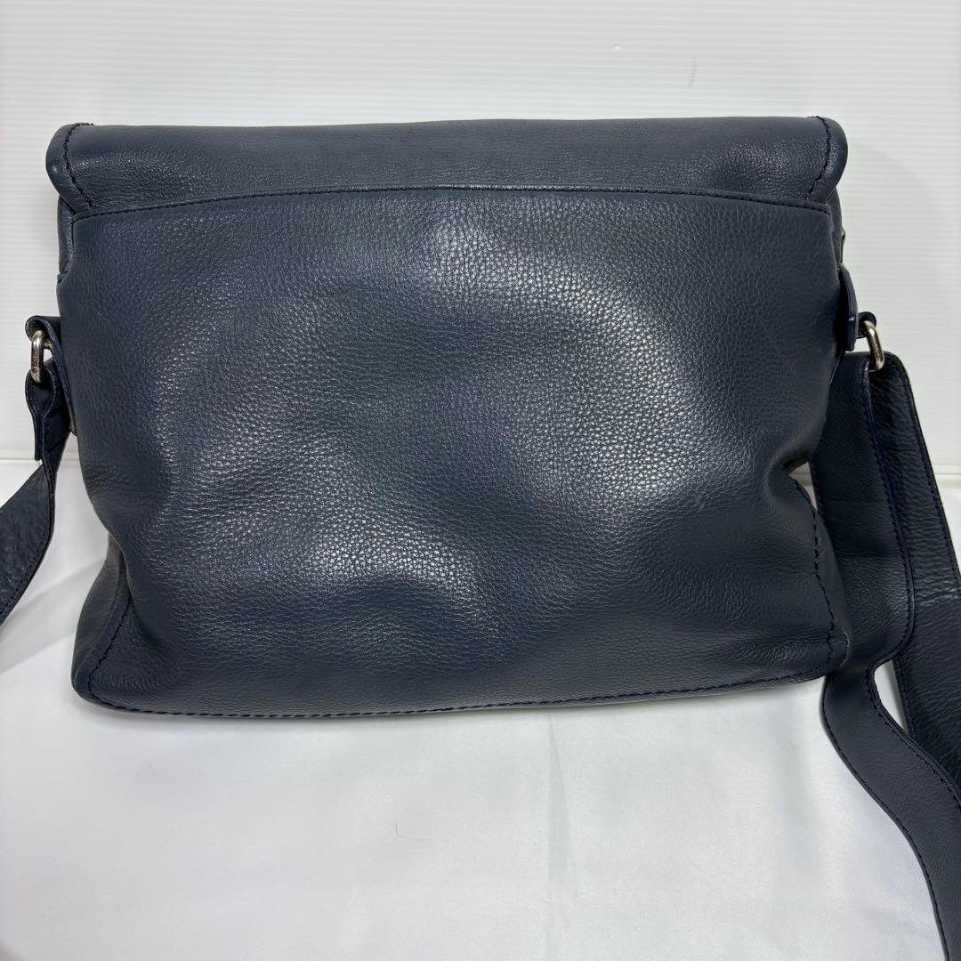 土屋鞄 PLOTA プロータ 防水フラップ ショルダーバッグ ネイビー