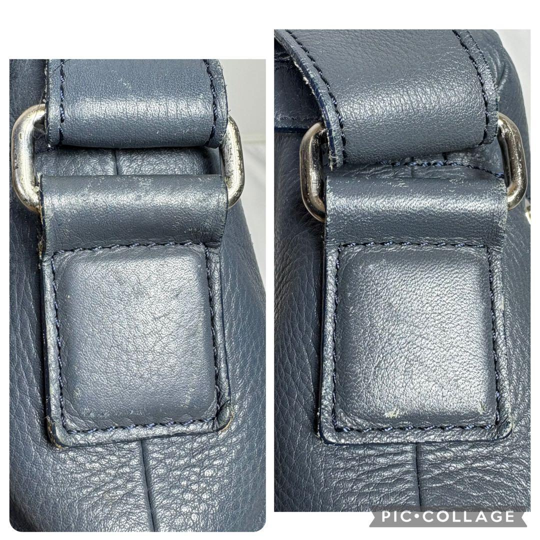 土屋鞄 PLOTA プロータ 防水フラップ ショルダーバッグ ネイビー