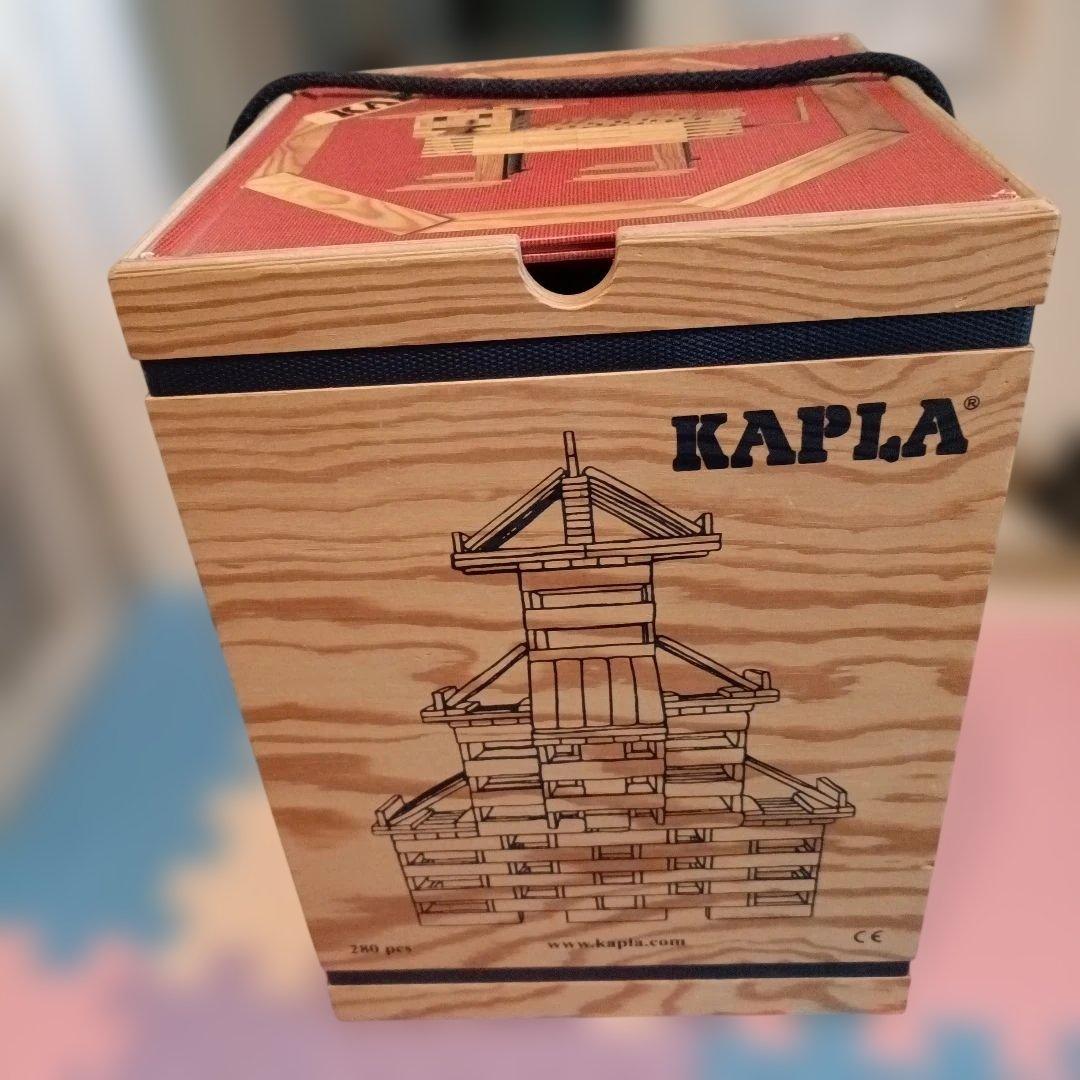 KAPLA 木製積み木セット 収納ボックス付き280pcs木箱付