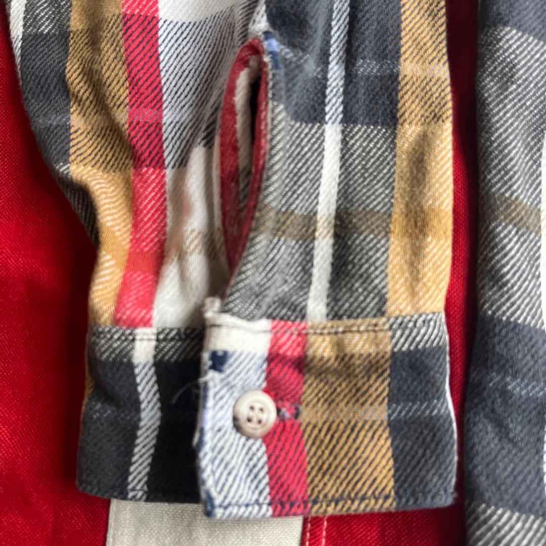 80s ビンテージ FIVE BROTHER ヘビー ネルシャツ L アメリカ製