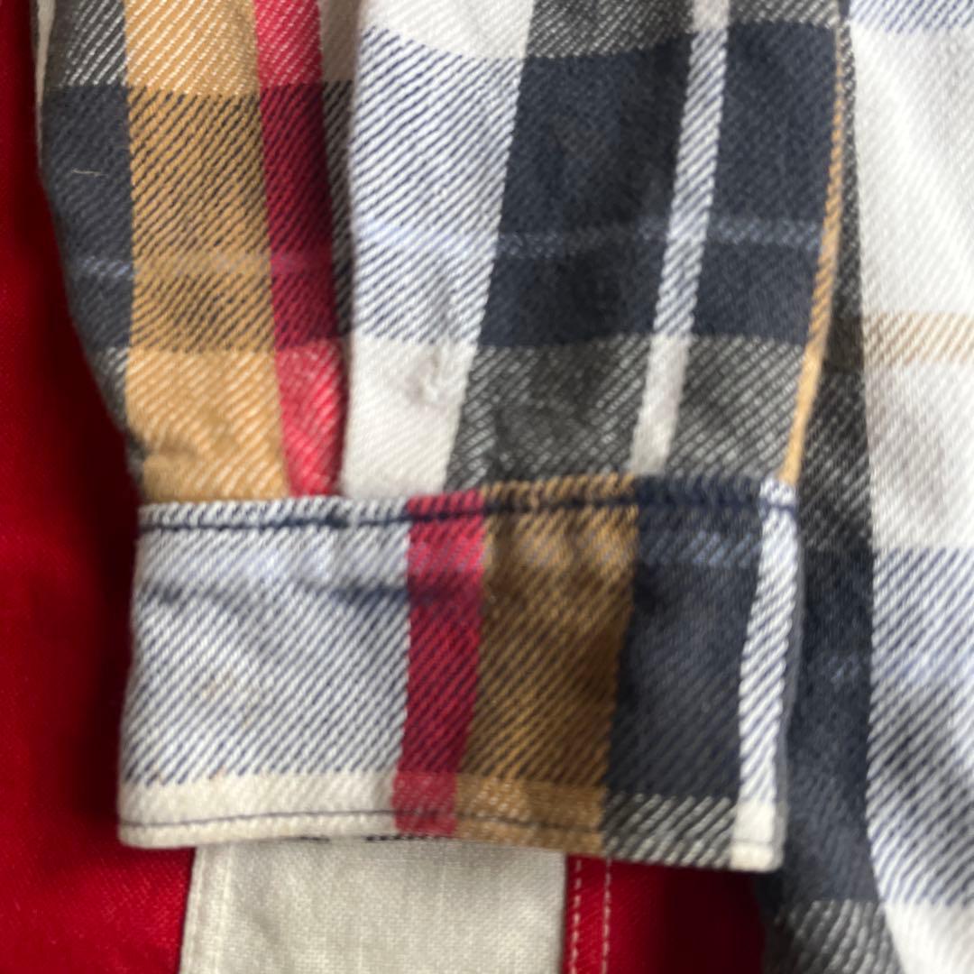 80s ビンテージ FIVE BROTHER ヘビー ネルシャツ L アメリカ製