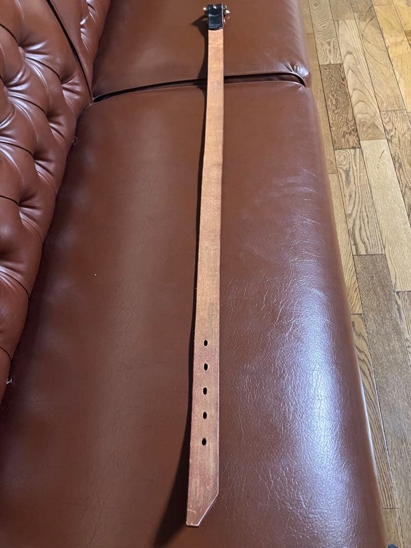 美品 チャップリン BRILLO FIREMAN BELT 34 黒 サドル