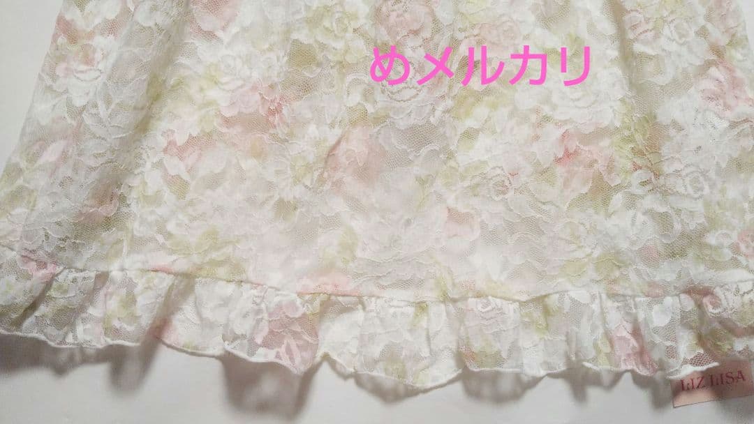 LIZ LISA リズリサ 総レース キャミソール チュニック お花付
